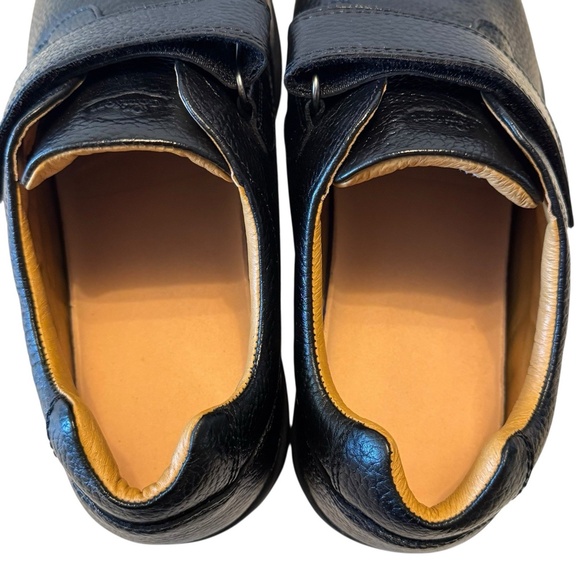 DR. COMFORT William X-Depth Therapeutic Monk Strap Shoes Black Leather Size 13 W main image 9